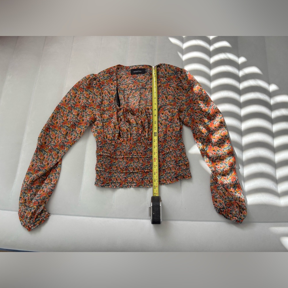 MINKPINK Vibrant Floral Patterned Top